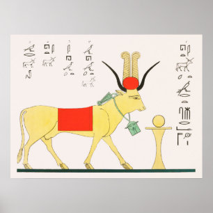 Poster Illustration d'Apis de Pantheon Egyptien (1823-182