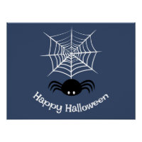 Illustration d'araignée d'Halloween effrayante