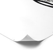 Poster Illustration d'art de la nature sauvage de Lion (Coin)