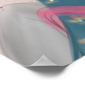 Poster Illustration de beauté asiatique Imprimer l'affich (Coin)