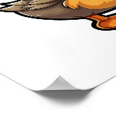 Poster Illustration de canard de dessin (Coin)