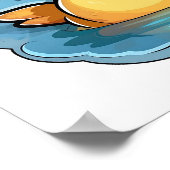Poster Illustration de canard de dessin (Coin)
