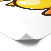 Poster Illustration de canard de dessin (Coin)