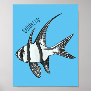 Poster Illustration de cardinalfish Banggai