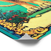 Poster Illustration de carte de tarot, Force (Coin)