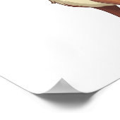 Poster Illustration de cerf de dessin (Coin)