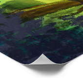 Poster Illustration de chat de la jungle mignonne (Coin)