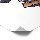 Poster Illustration de chauve-souris de dessin (Coin)