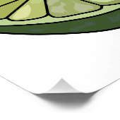 Poster Illustration de chaux Kaffir (Coin)