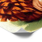 Poster Illustration de cheerleaders vintage (Coin)