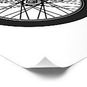 Poster Illustration de Chopper Motorcycle 1950 (Coin)