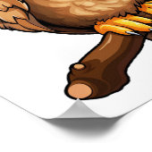 Poster Illustration de chouette de dessin (Coin)