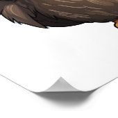 Poster Illustration de chouette de dessin (Coin)