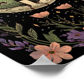 Poster Illustration de ciel nocturne gothique (Coin)