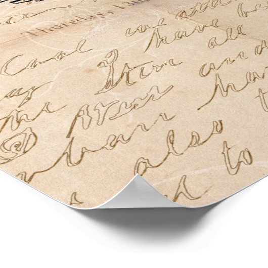 Poster Illustration de cochon Style de papier de script d (Coin)