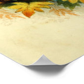 Poster Illustration de colibri vintage (Coin)