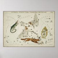 Illustration de constellation vintage