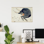 Poster Illustration de constellation vintage (Bureau à domicile)