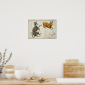 Poster Illustration de constellation vintage (Cuisine)