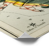 Poster Illustration de constellation vintage (Coin)