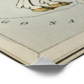 Poster Illustration de constellation vintage (Coin)