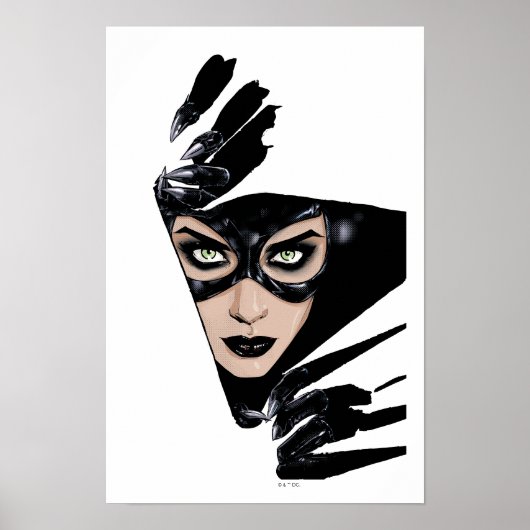 Poster Illustration de couverture de Catwoman : Les griff (Devant)