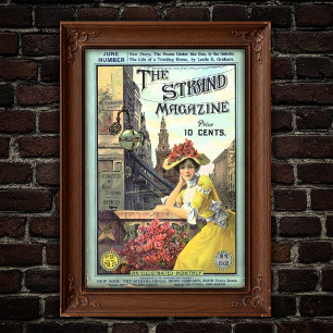 Poster Illustration de couverture du magazine Victorian S