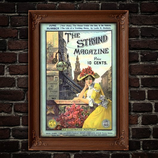 Poster Illustration de couverture du magazine Victorian S