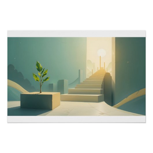 Poster Illustration de croissance universelle (Devant)