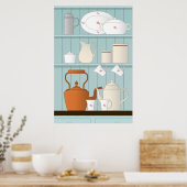Poster Illustration de cuisine vintage (Cuisine)