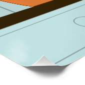 Poster Illustration de cuisine vintage (Coin)