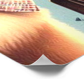 Poster Illustration de Cute Pomeranian (Coin)