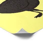 Poster Illustration de cygne noir (Coin)