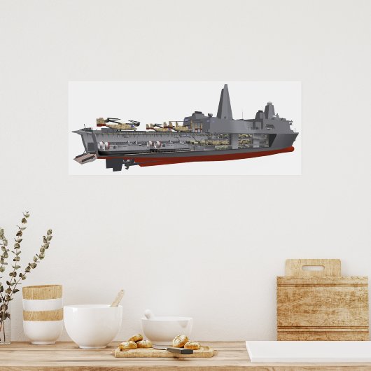 Poster Illustration de découpe (Cuisine)