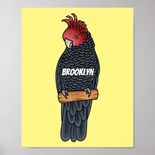 Poster Illustration de dessin animé de coqs de gangs de g (Devant)