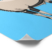 Poster Illustration de dessin animé Oryx (Coin)