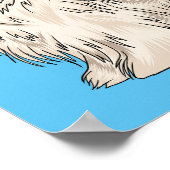 Poster Illustration de dessin de chien de Havan (Coin)