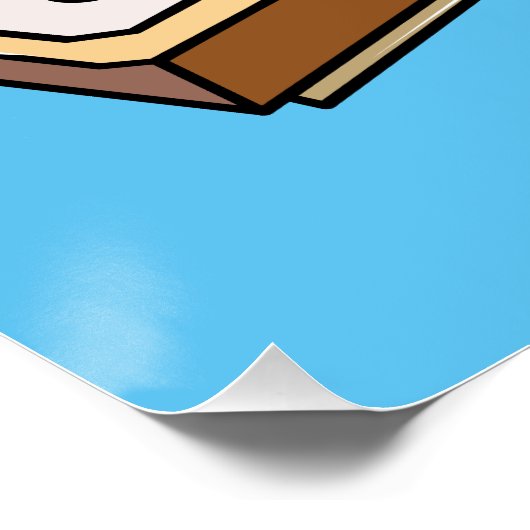 Poster Illustration de dessin d'Harmonica (Coin)