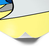 Poster Illustration de dessin d'imprimante (Coin)