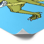 Poster Illustration de dinosaure T rex drôle (Coin)
