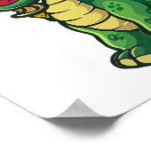 Poster Illustration de dragon de dessin animé (Coin)