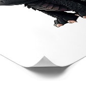 Poster Illustration de dragon de dessin animé (Coin)