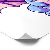 Poster Illustration de dragon de dessin animé (Coin)