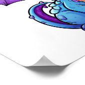 Poster Illustration de dragon de dessin animé (Coin)