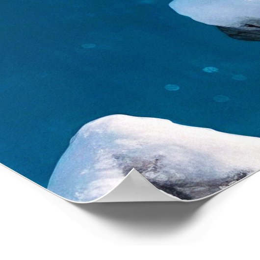 Poster Illustration de dragons perchés (Coin)