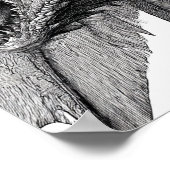Poster Illustration de fantasy complexe : Dragon détaillé (Coin)