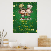 Poster Illustration de fête joyeuse de la Saint-Patrick (Cuisine)