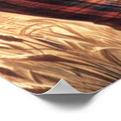 Poster Illustration de fille Vintage (Coin)