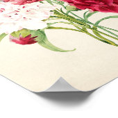 Poster illustration de fleurs roses pour artsy (Coin)