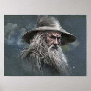 Poster Illustration de Gandalf